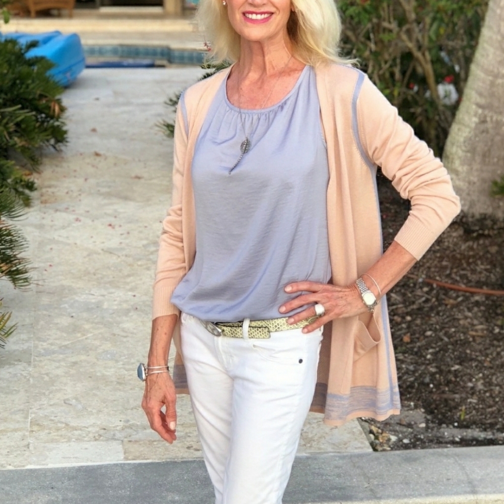 Cabi Lucy Long Sleeve Button Up Pockets Cardigan - Picture 3 of 15